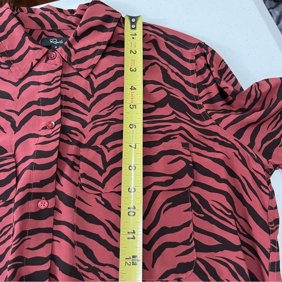 Rails Dries Rust Tiger Stripe Button Down - Picture 9 of 11